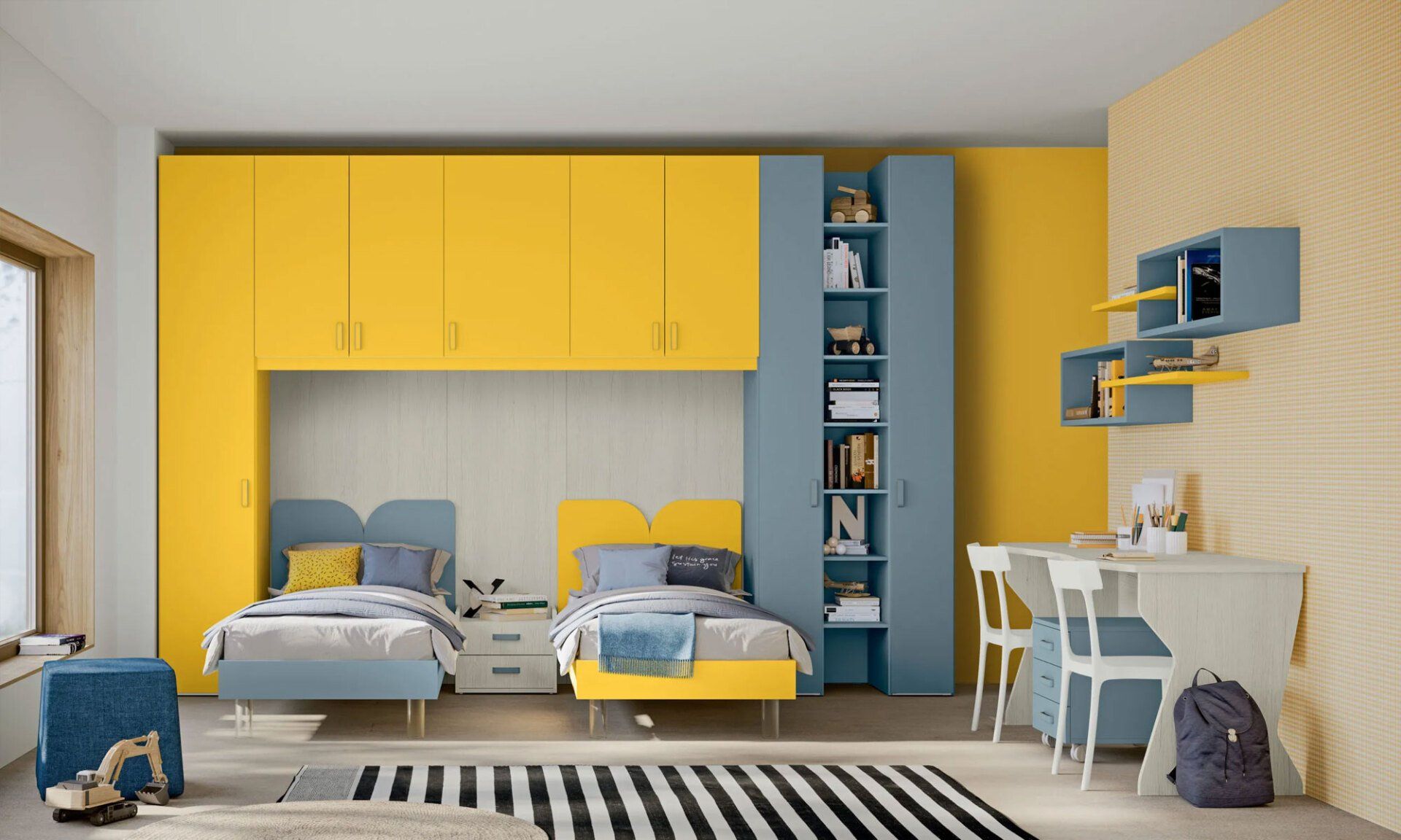 cameretta a ponte per bambini