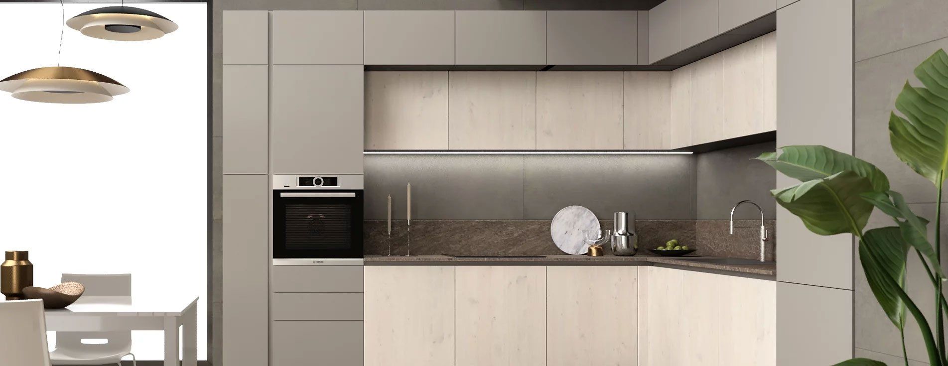 cucina componibile ad angolo