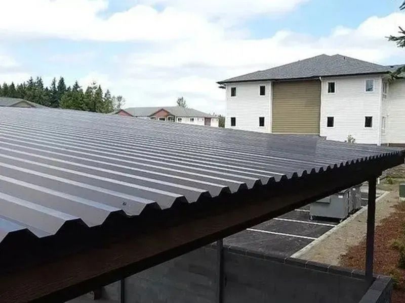Customized Lakewood commercial metal roof in WA near 98496