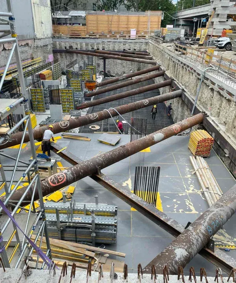 Baugrubenaussteifung