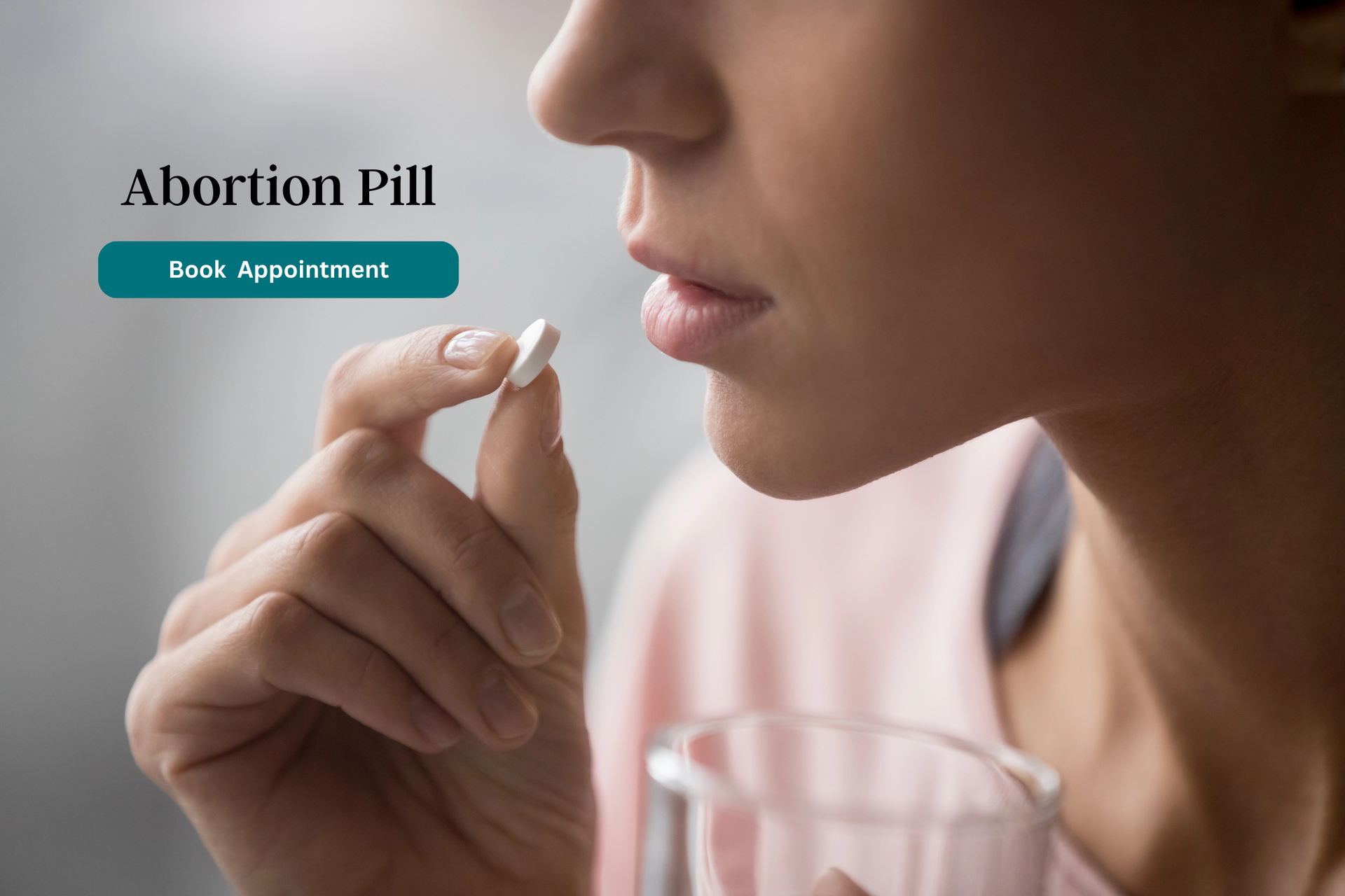 Open Arms Pregnancy Clinic abortion pill banner