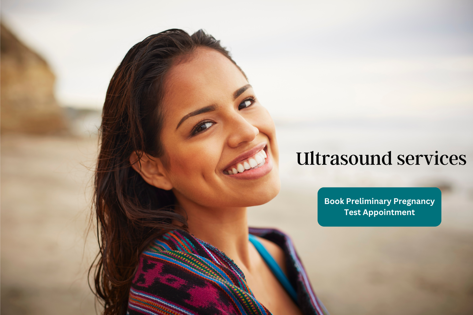 Open Arms Pregnancy Clinic ultrasound services page banner