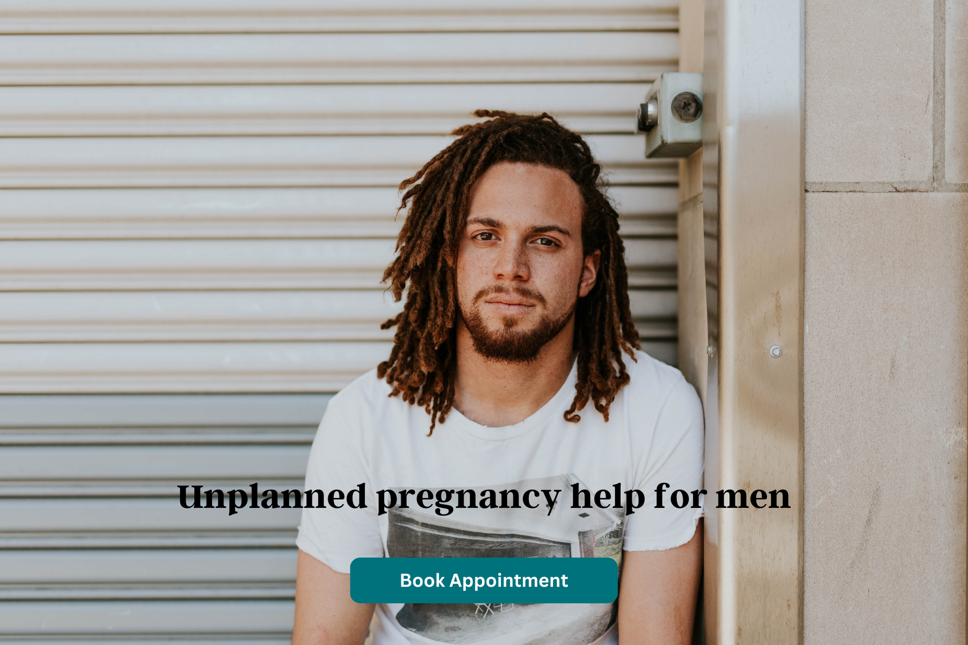 Open Arms Pregnancy Clinic help for men page banner