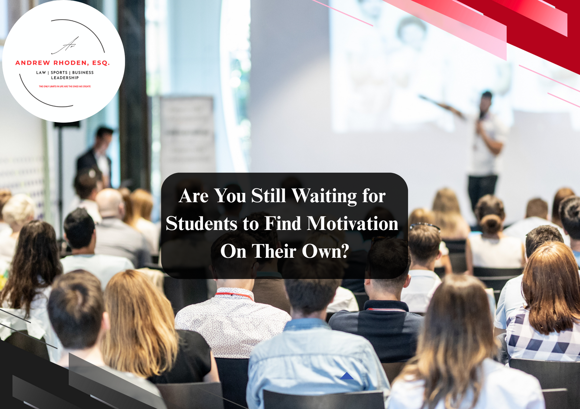 Educational motivational speaker engaging audience at a seminar.