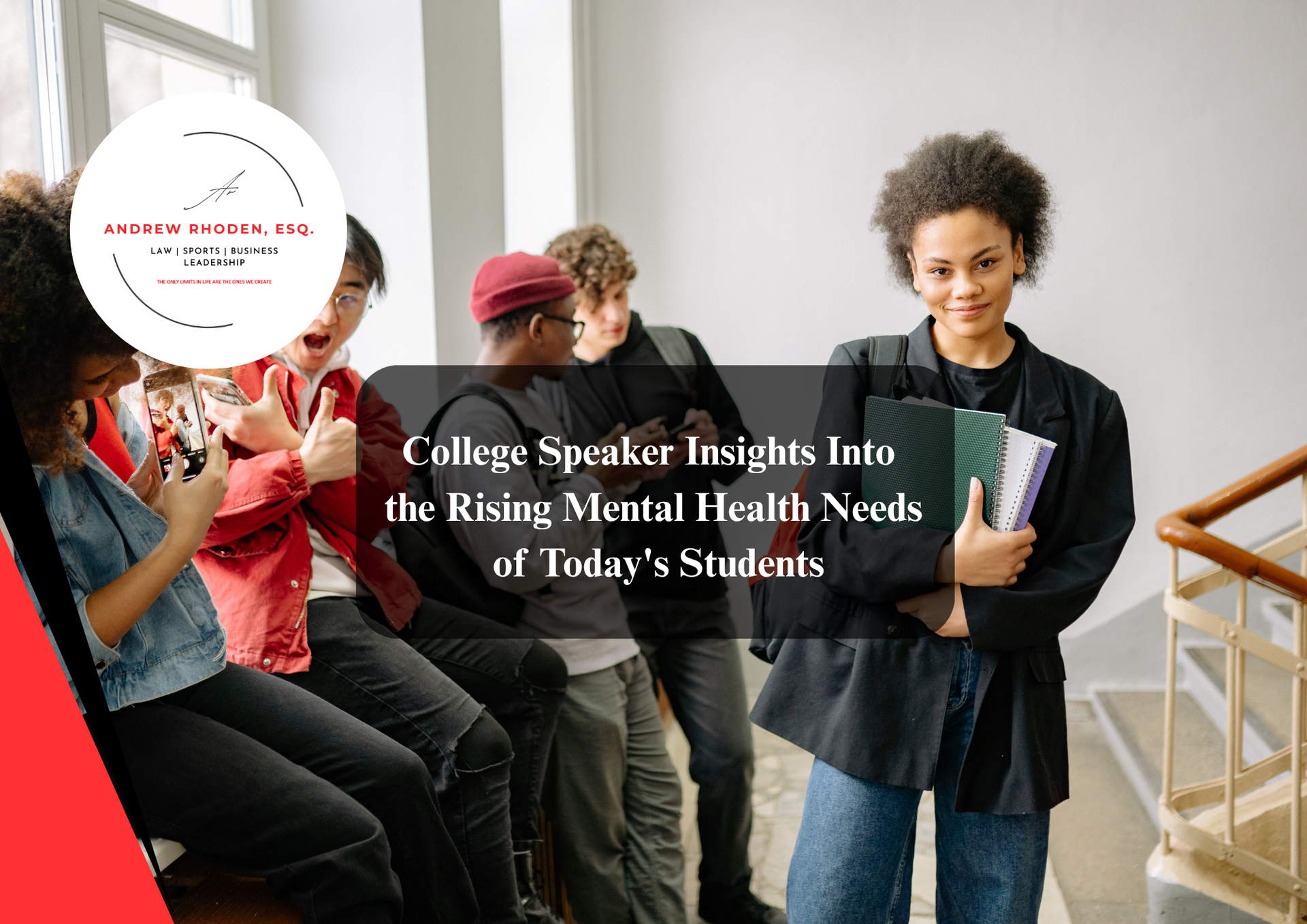 College speaker presenting to students.