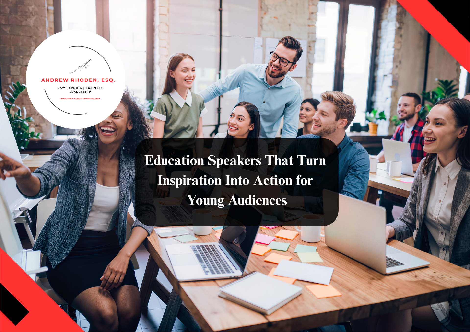 Education speakers presenting to an audience at an event