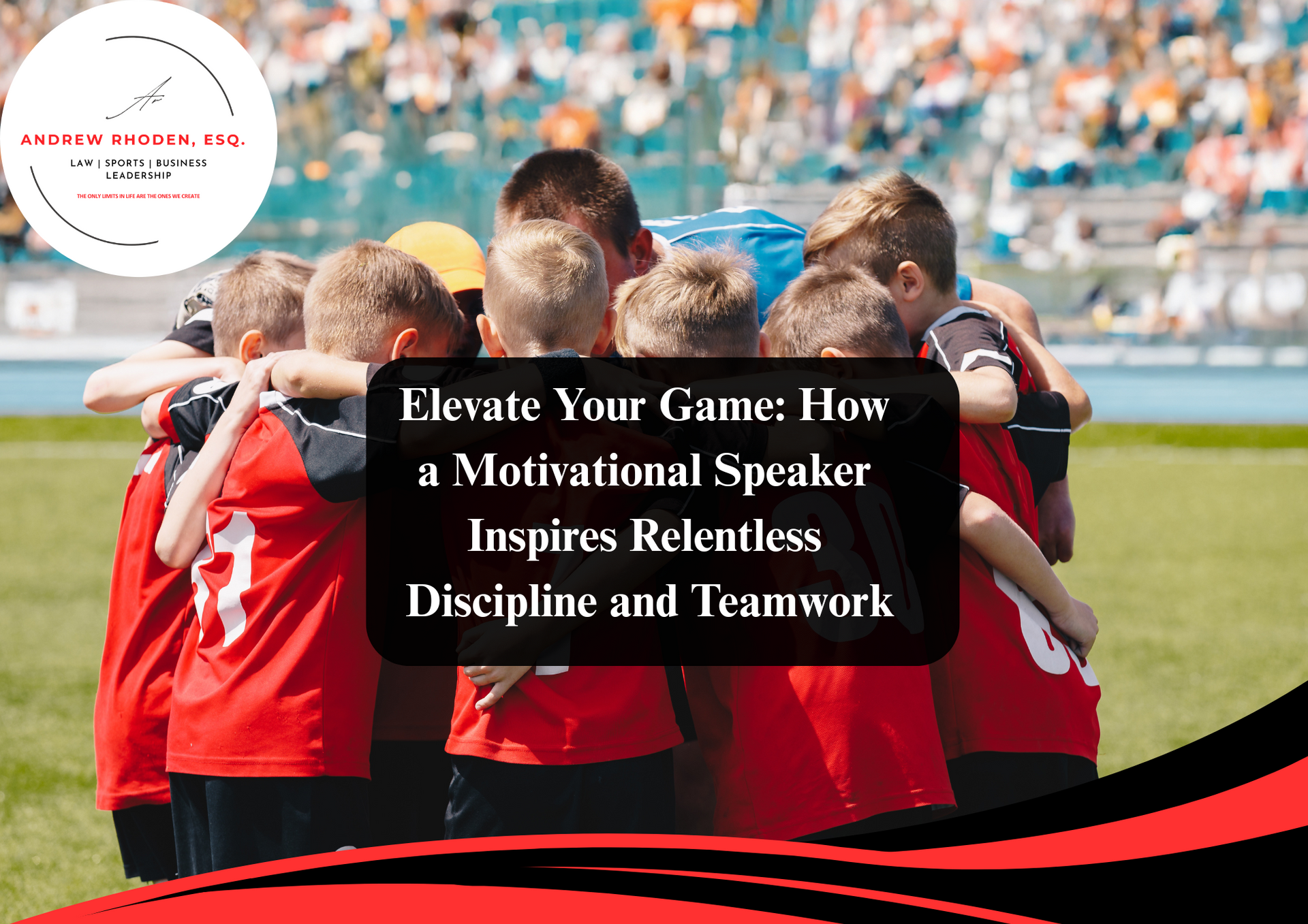 Motivational speaker delivering keynote speech