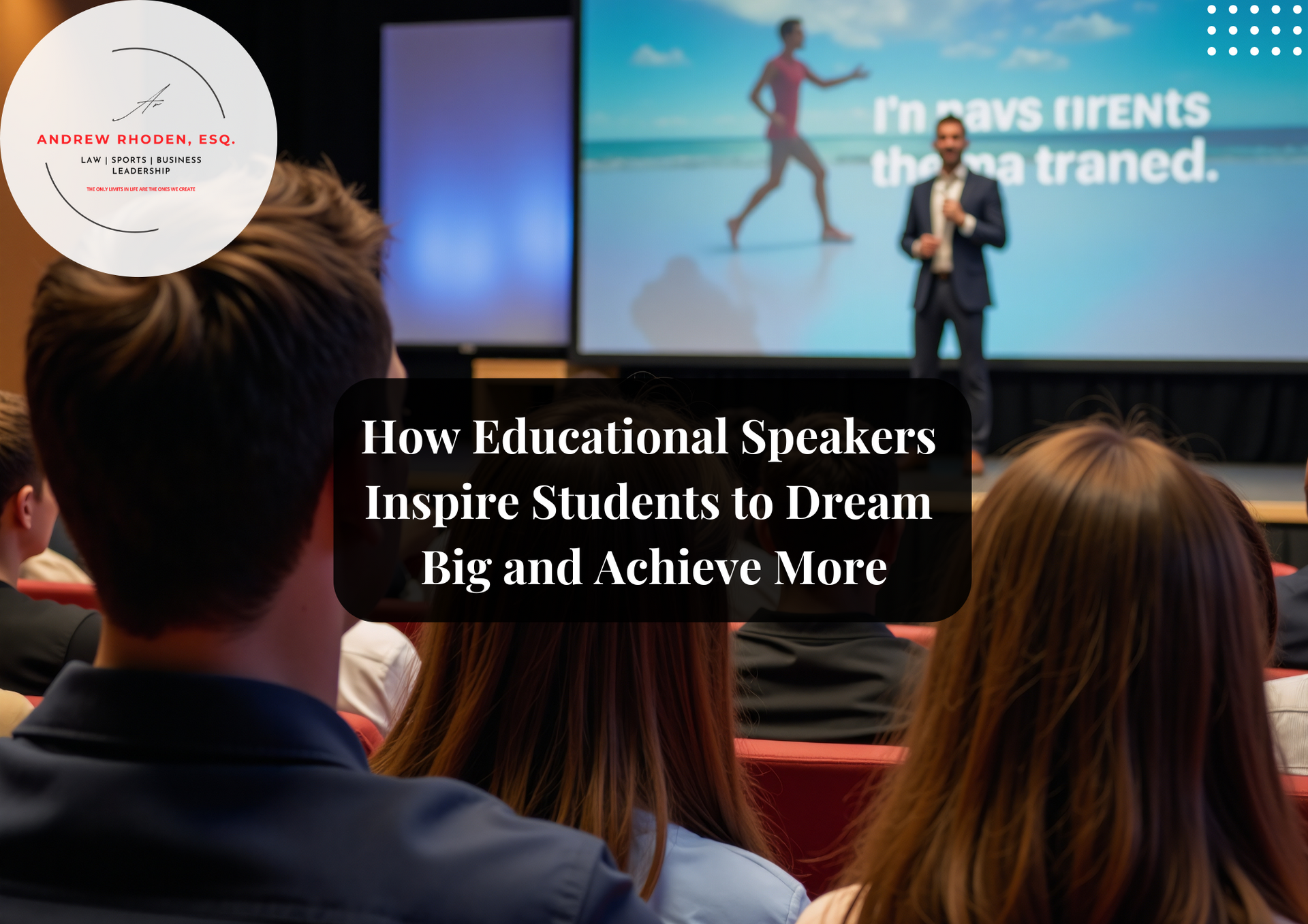 Educational speakers inspiring and empowering audiences through impactful message