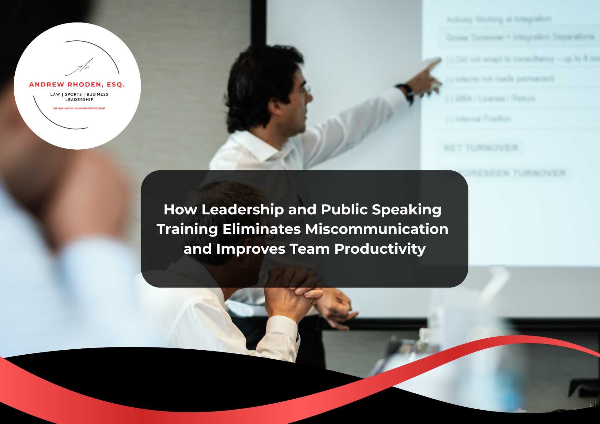 Leadership and public speaking training session
