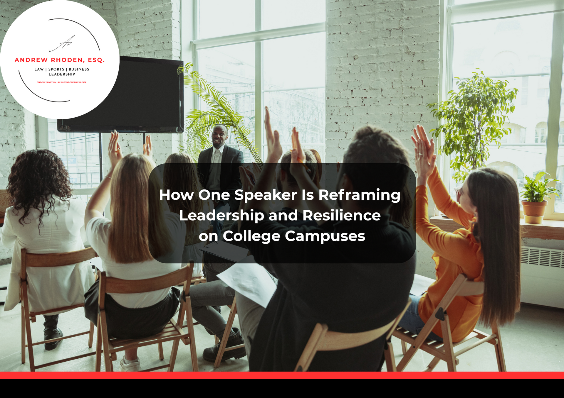 Guest speaker addressing college students at an event