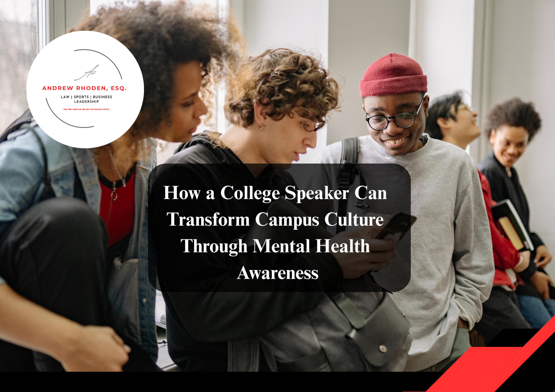 College speaker giving a keynote presentation to university students.