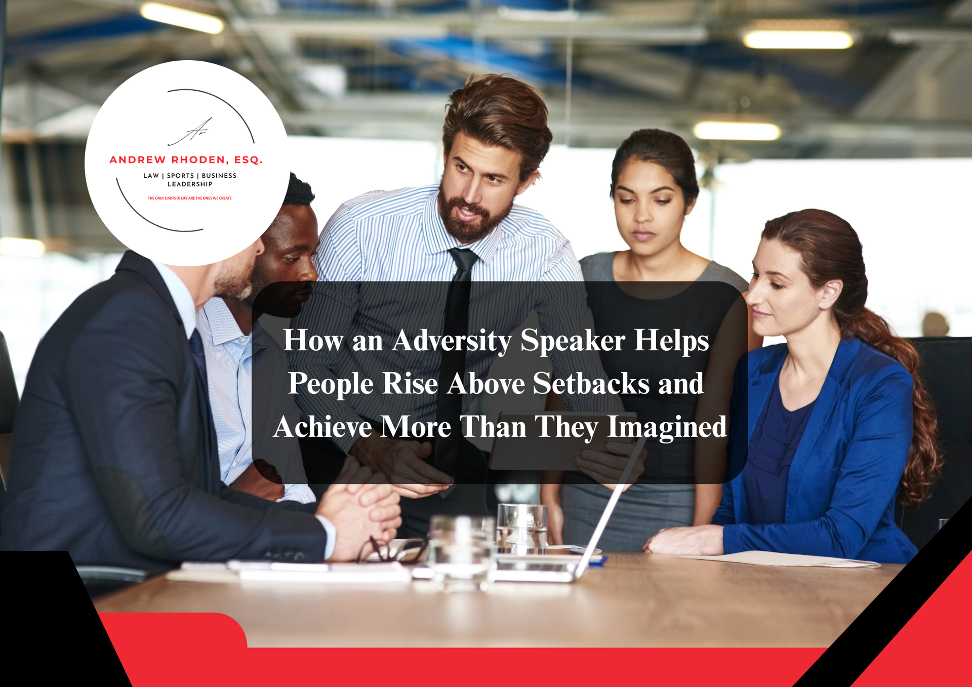 Motivational speaker inspiring audiences and businesses