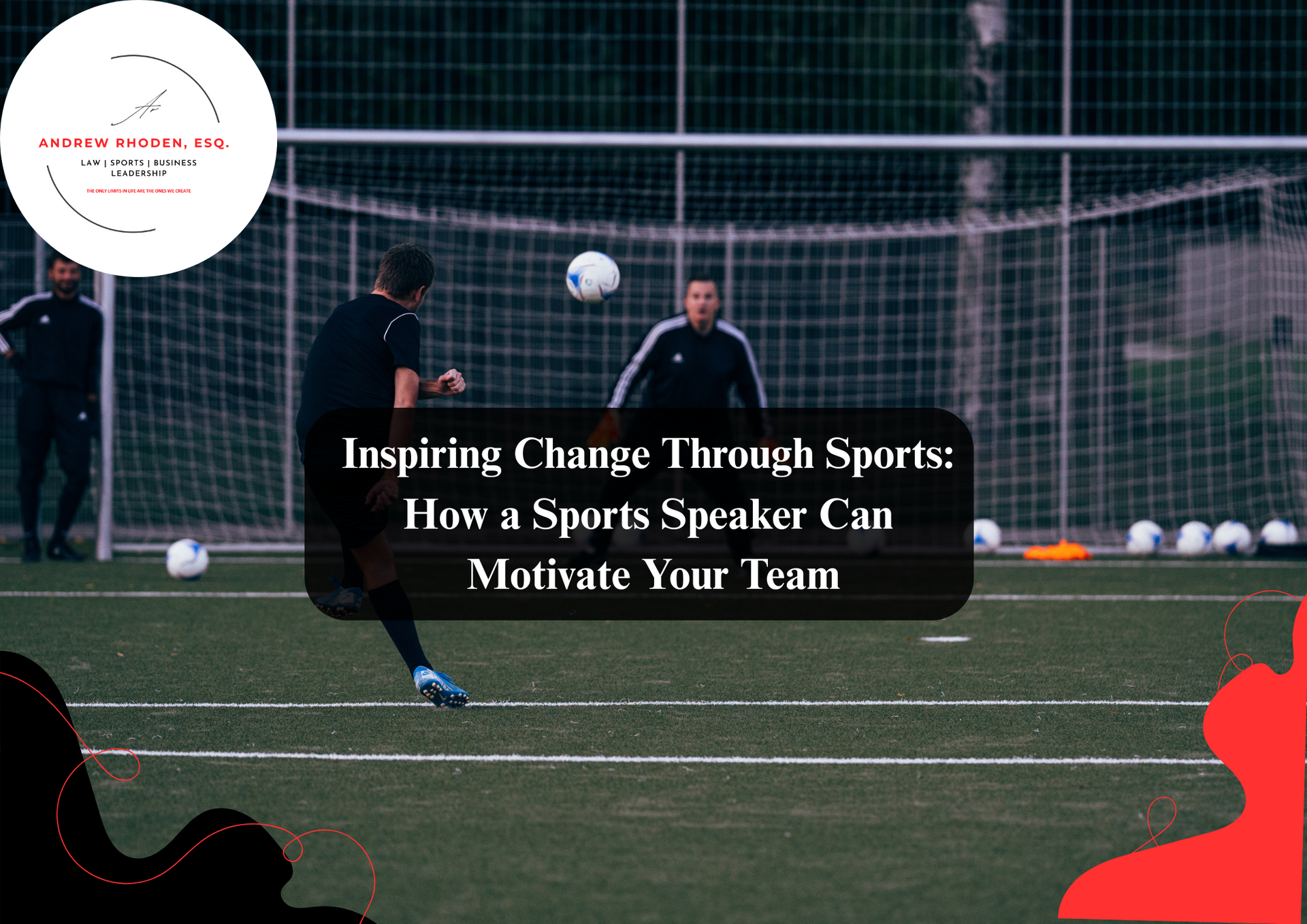 Sport speaker delivering a keynote at a live event.