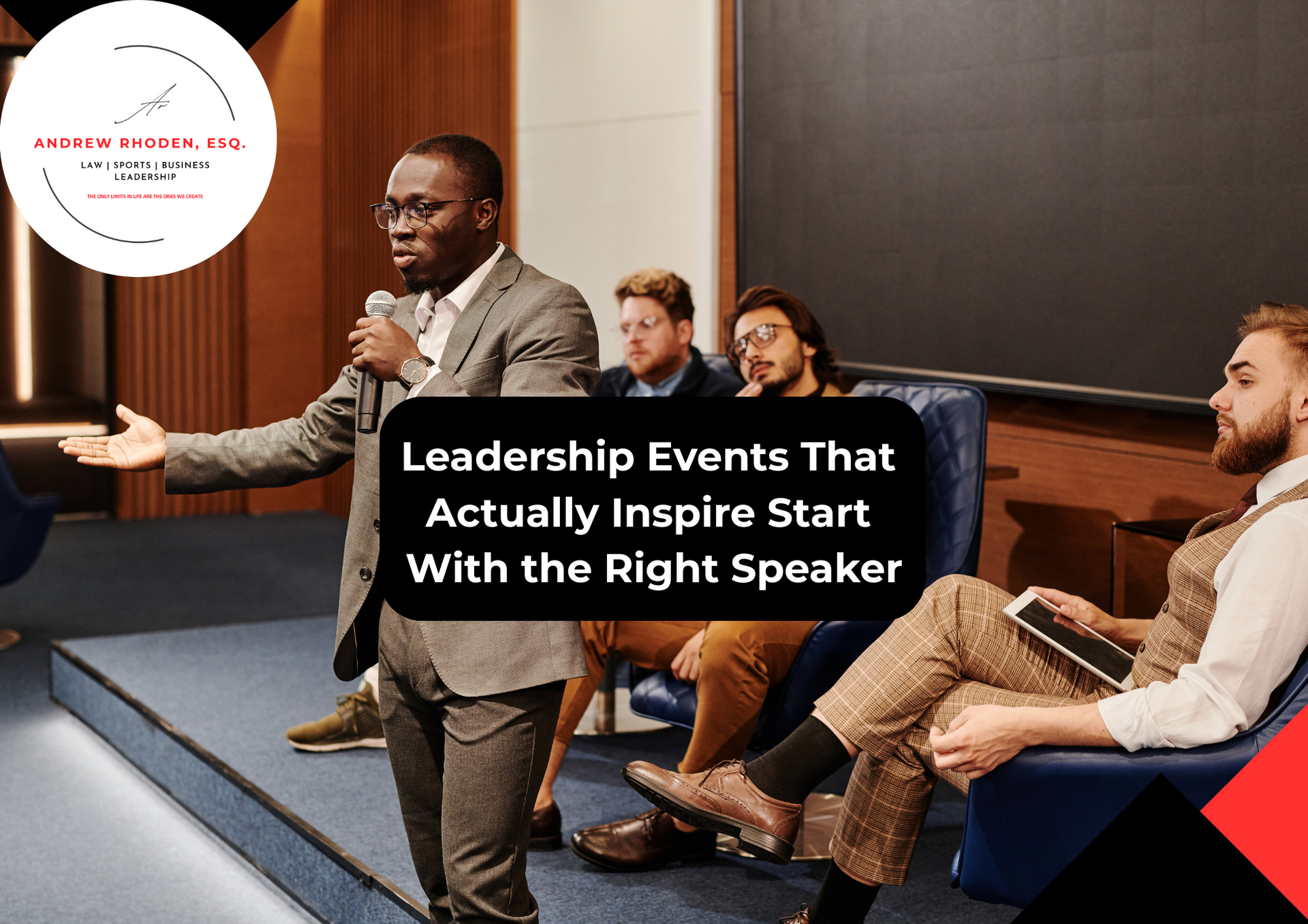 Professional leadership speaker presenting on stage