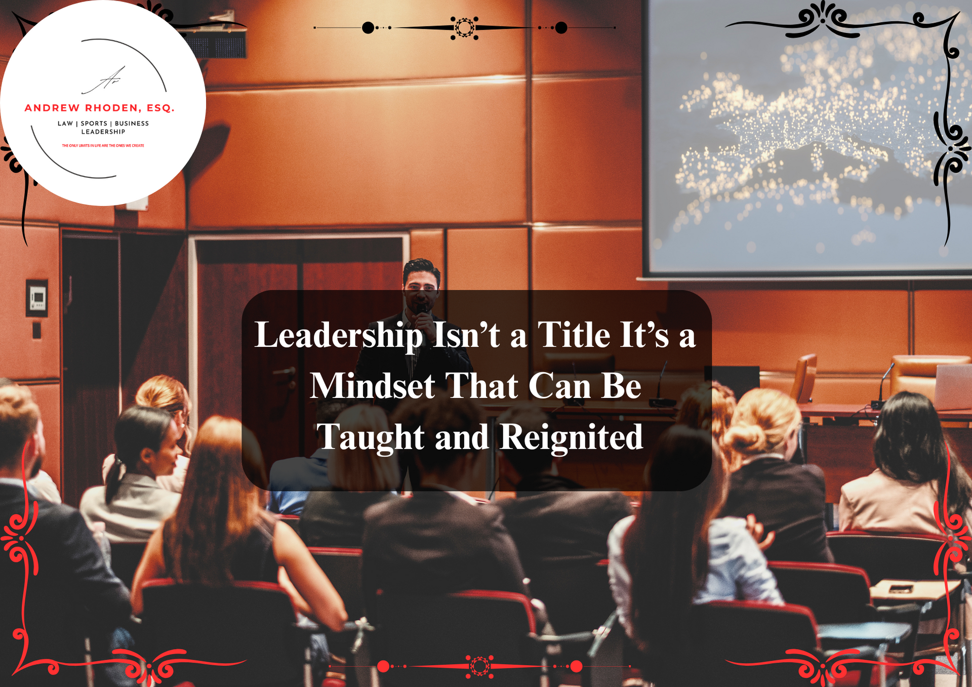Motivational keynote speaker engaging the audience on stage