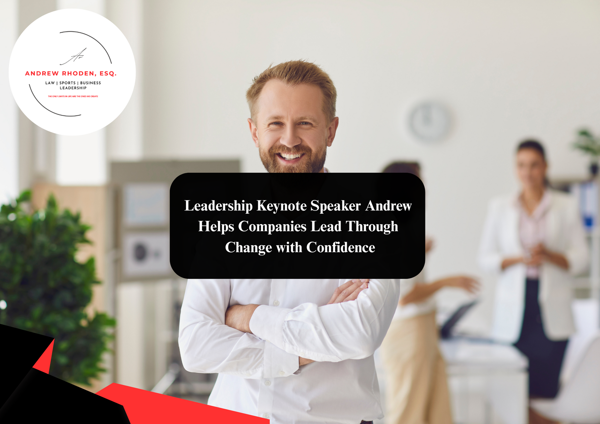 Leadership keynote speaker delivering an inspiring presentation on stage.