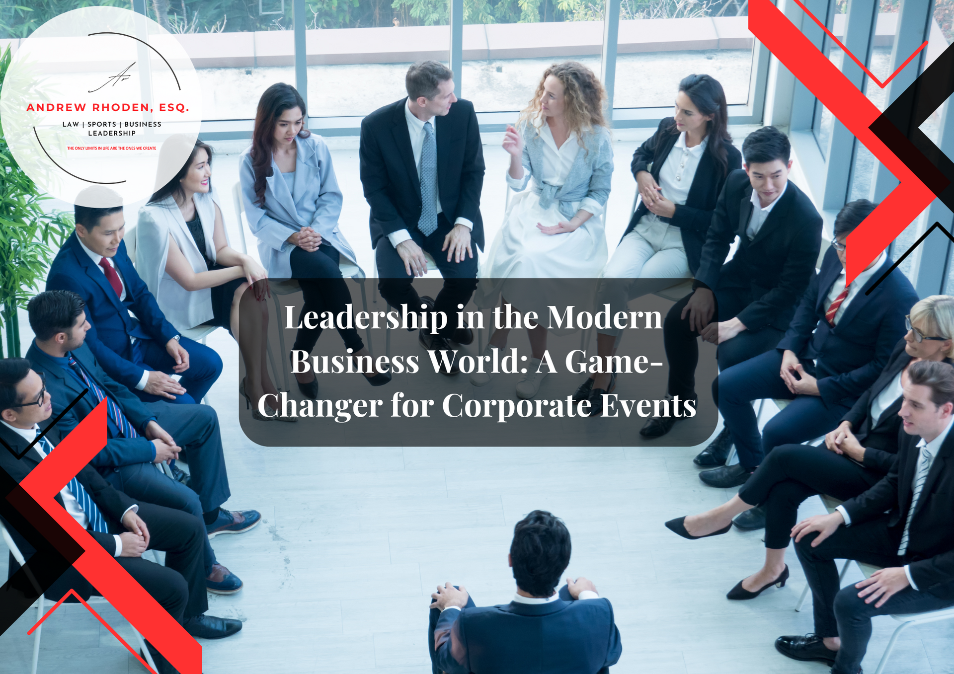 Professional business speaker presenting at a corporate event.