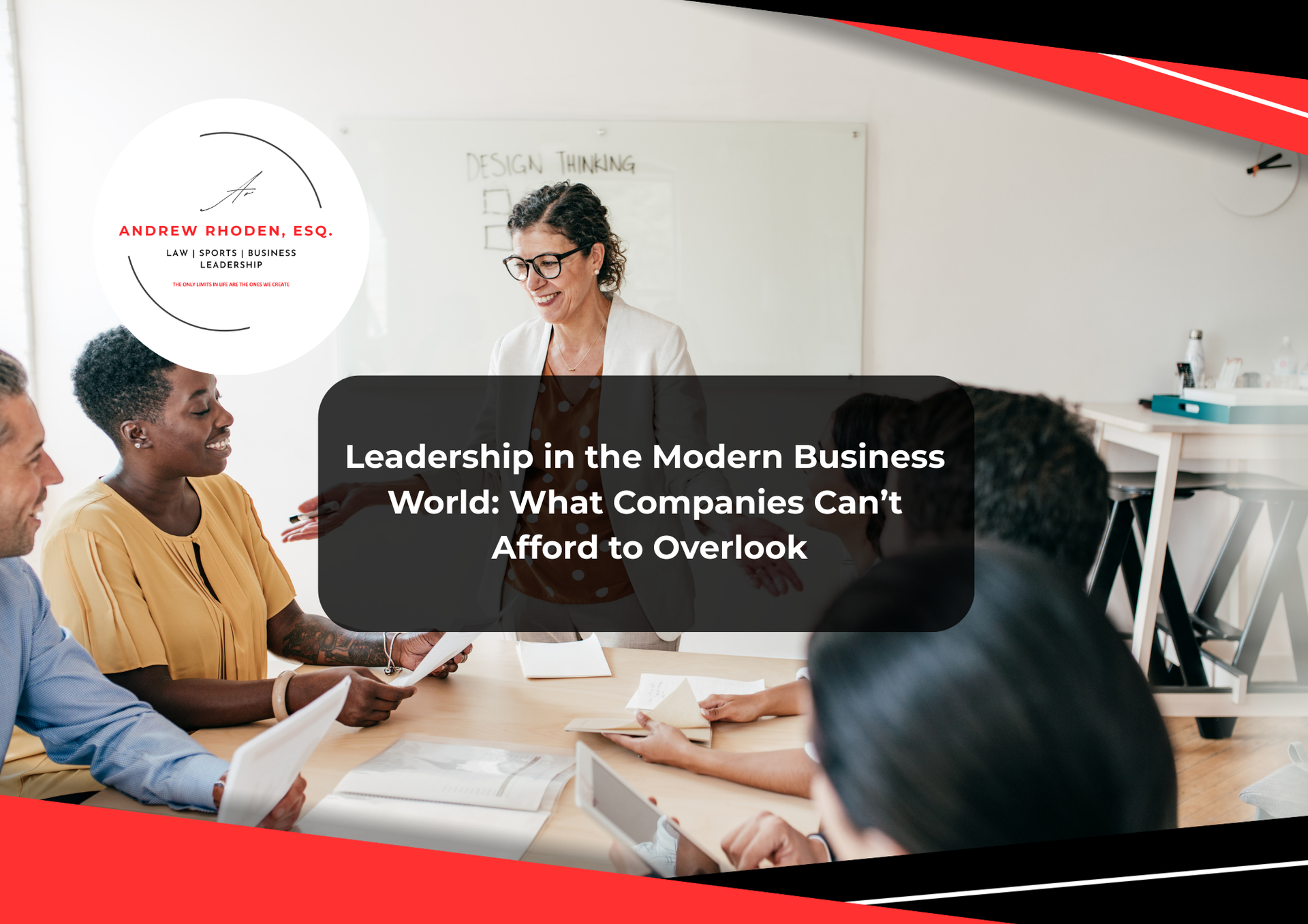 Business speaker on stage.