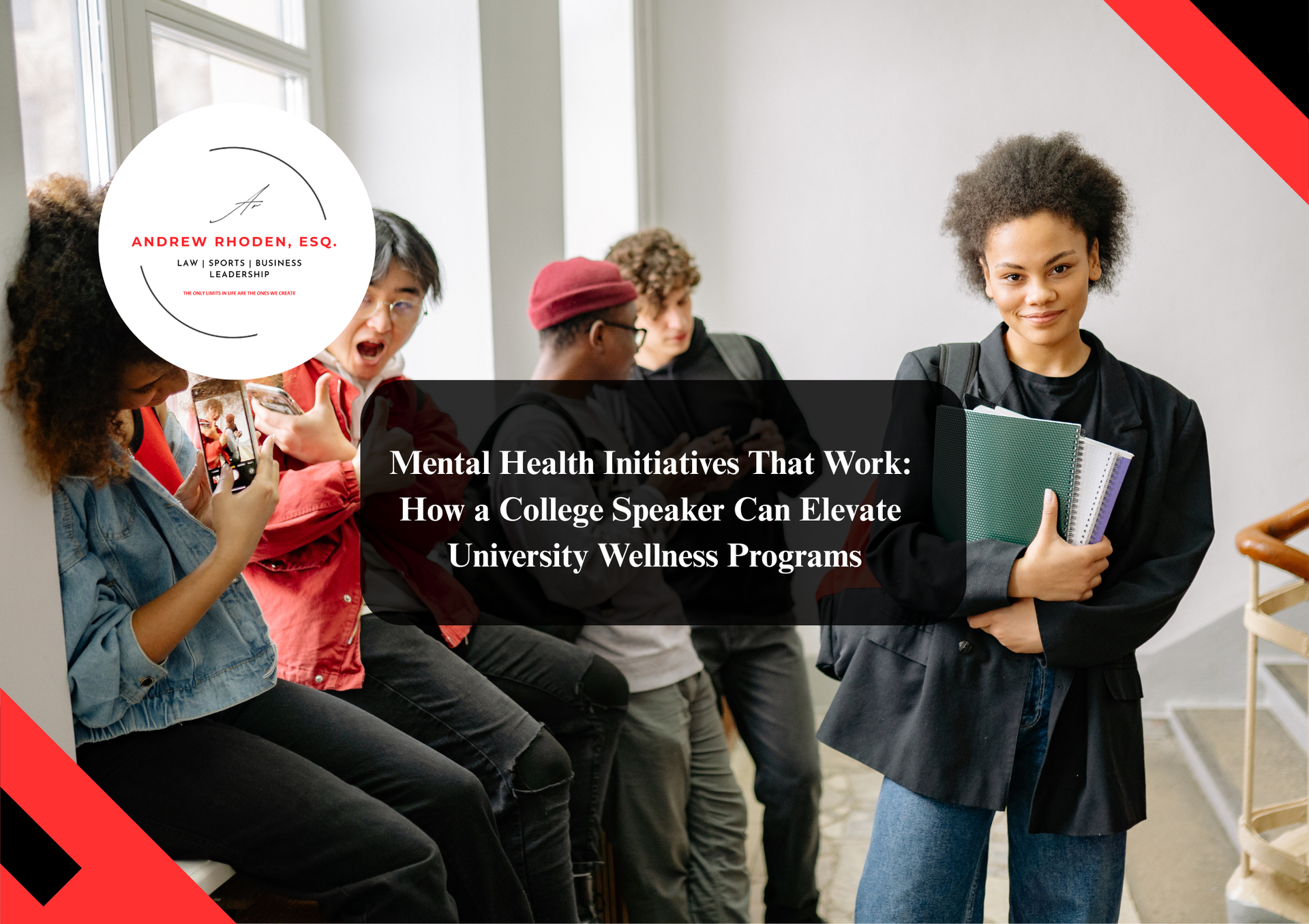 College speaker presenting to university students and faculty.