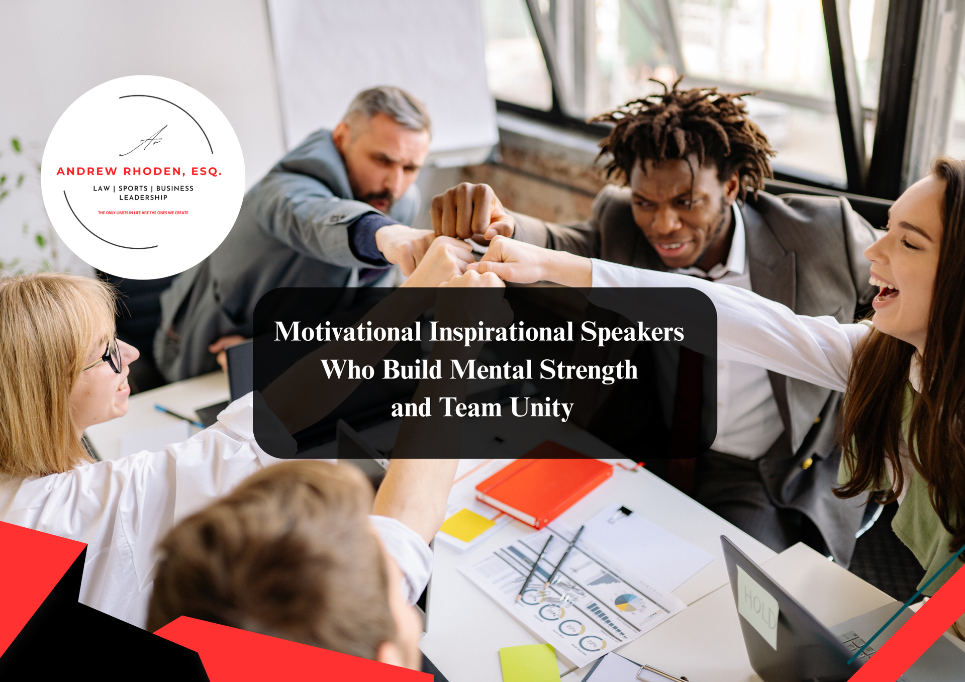 Motivational speaker inspiring an audience at a conference.