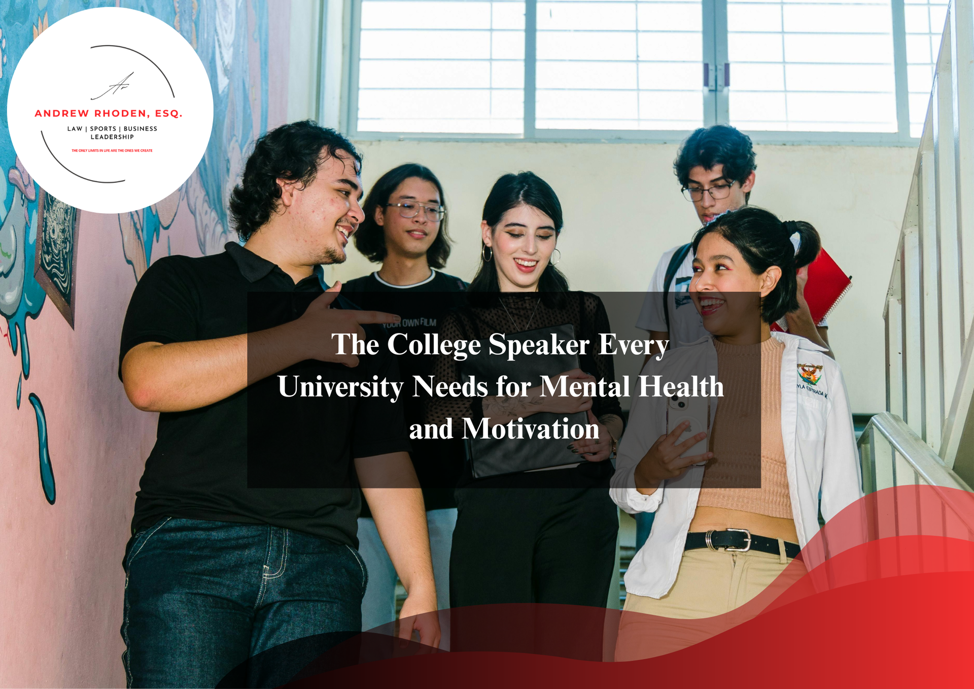 Motivational college speakers inspiring students on campus.