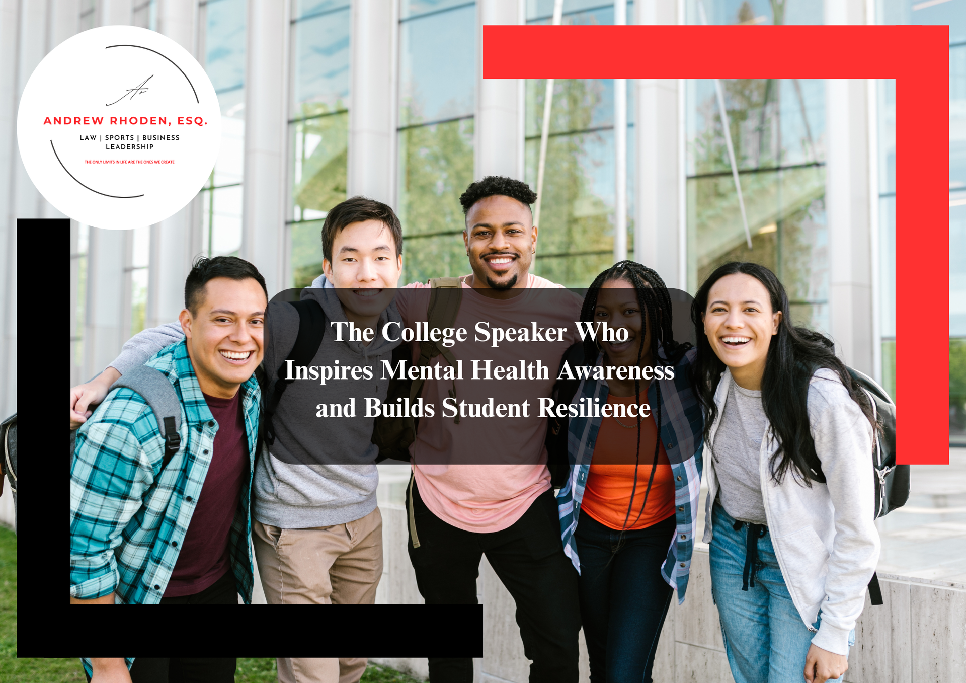 College speaker inspiring students at university events