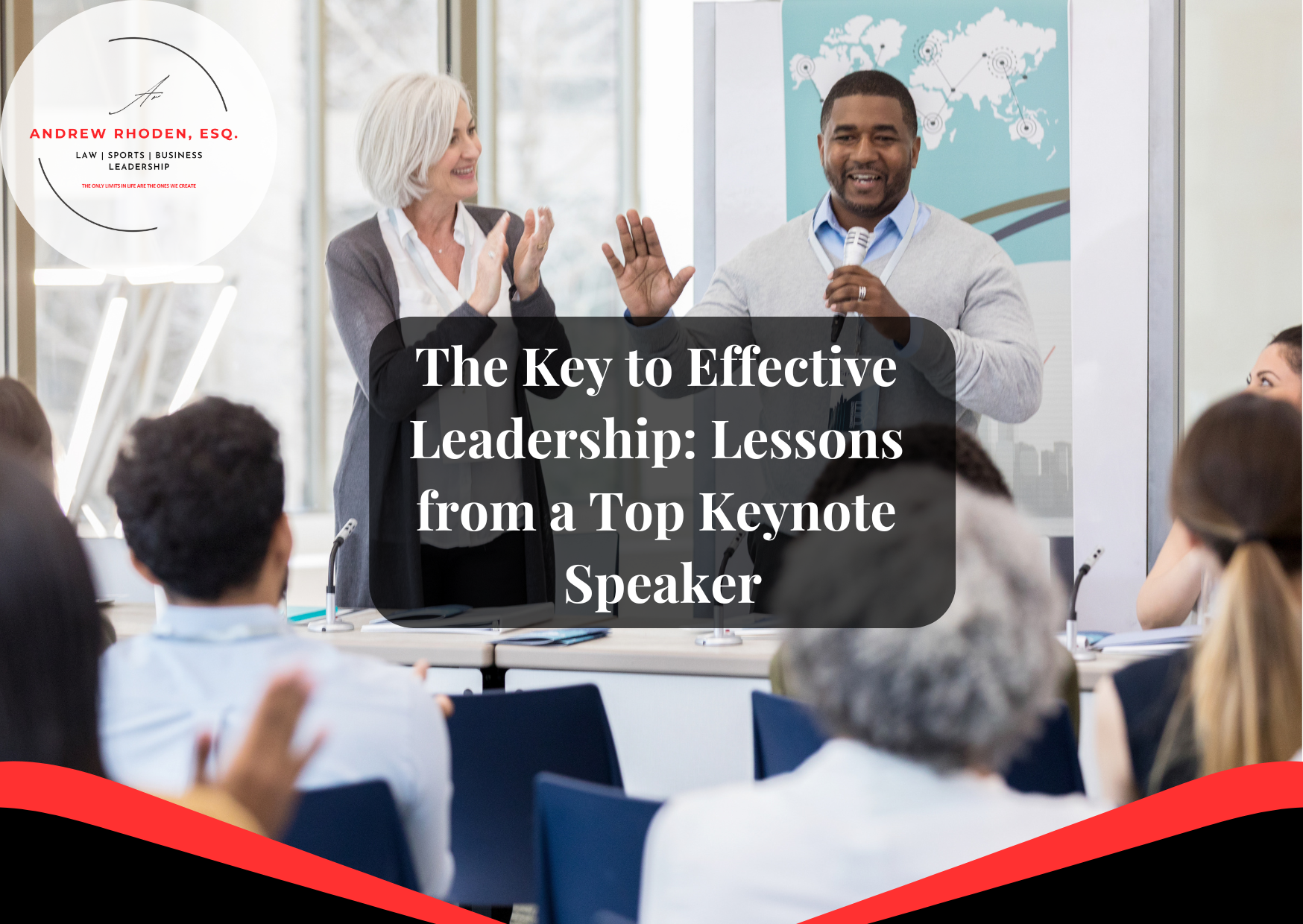 Leadership keynote speaker delivering an inspiring presentation.
