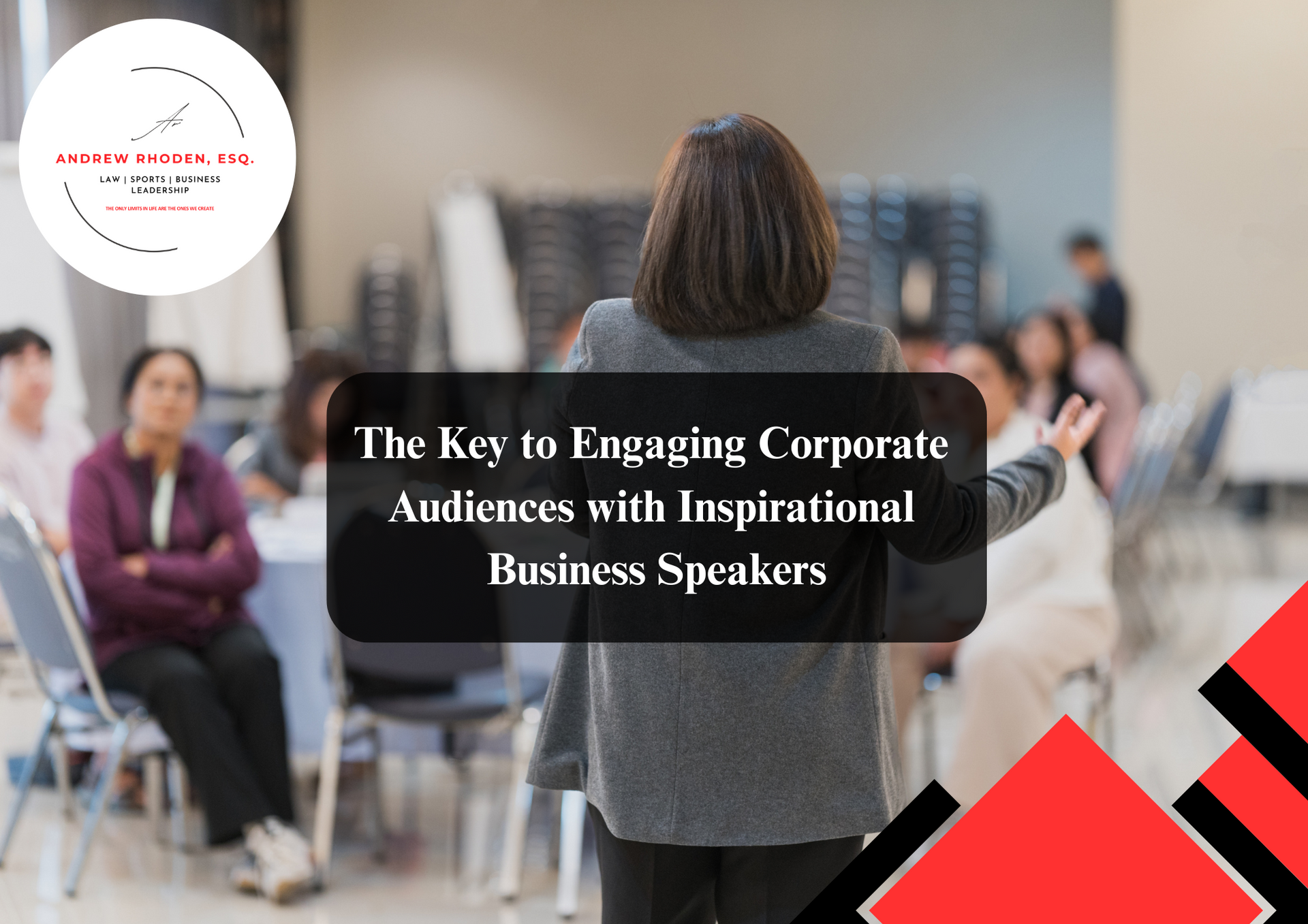 Business motivational speakers inspiring audiences for success.