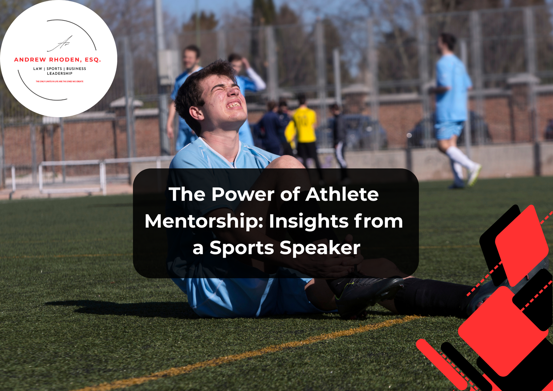 Sport speaker motivating athletes at an event.