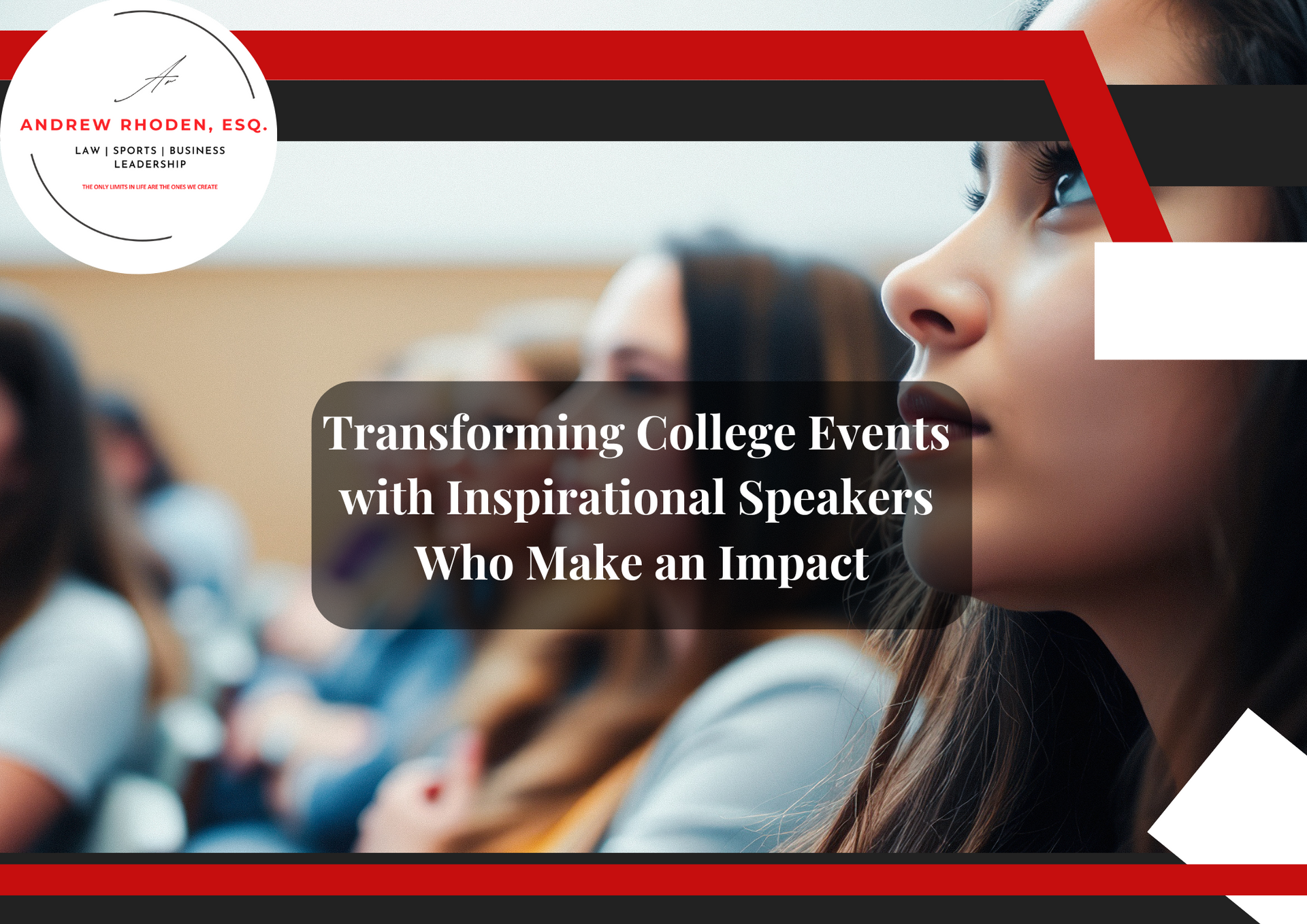 Guest speaker engaging with college students.