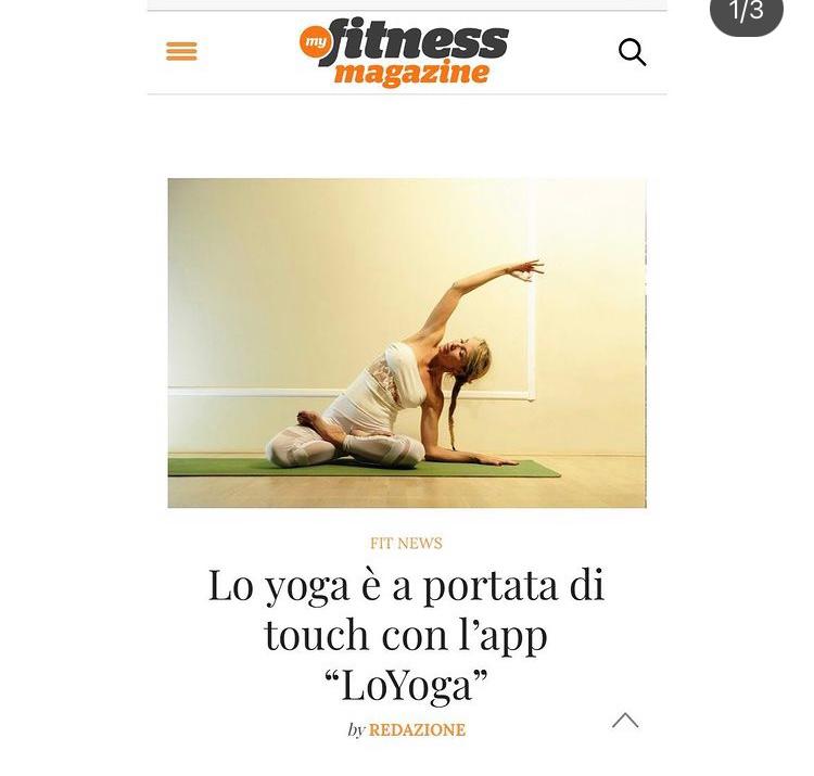 LoYoga in Fitness Magazine