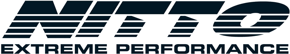 A black and white logo for nitto extreme performance
