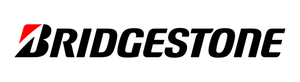 Bridgestone logo with a red and black stylized B icon. Black text reads "BRIDGESTONE".