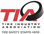 The tire industry association logo says that tire safety starts here.