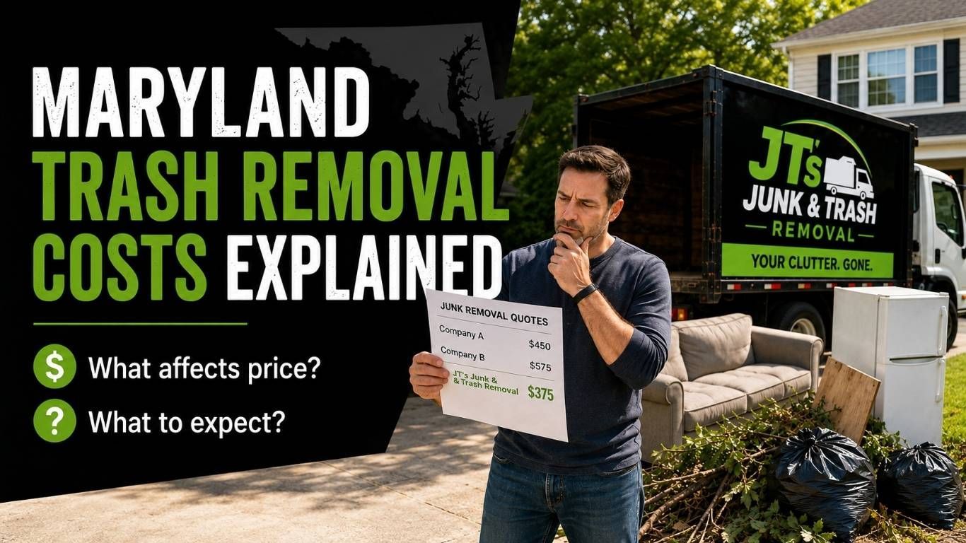 How Much Does Trash Removal Cost in Maryland