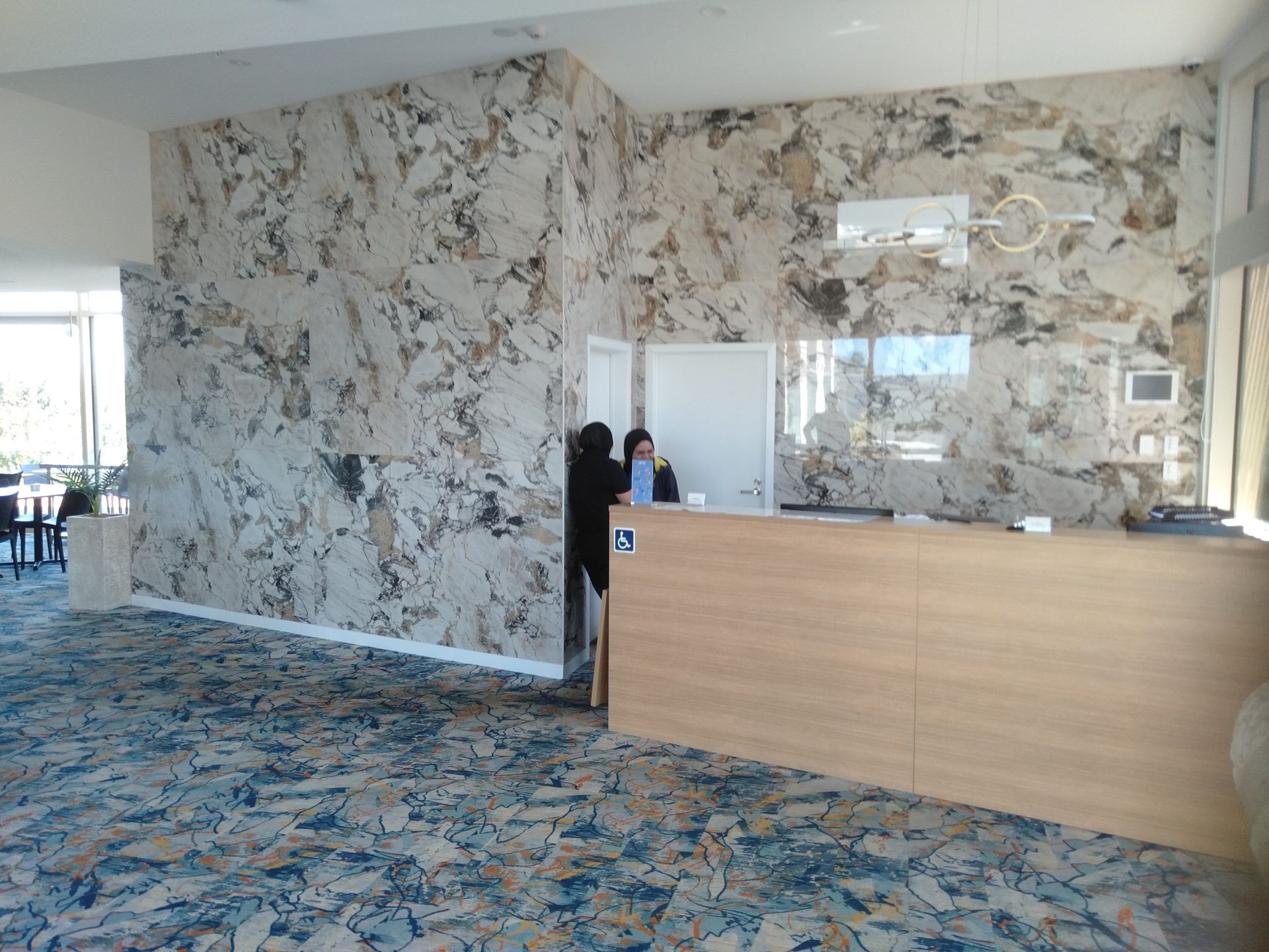 Commercial Tiling Hotel Reception