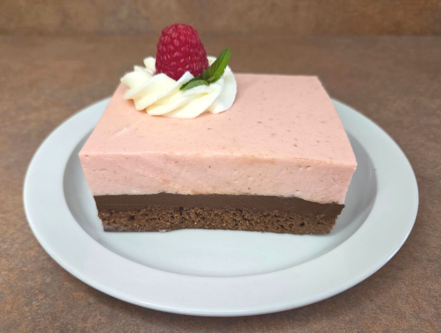 Choc-Raspberry Square