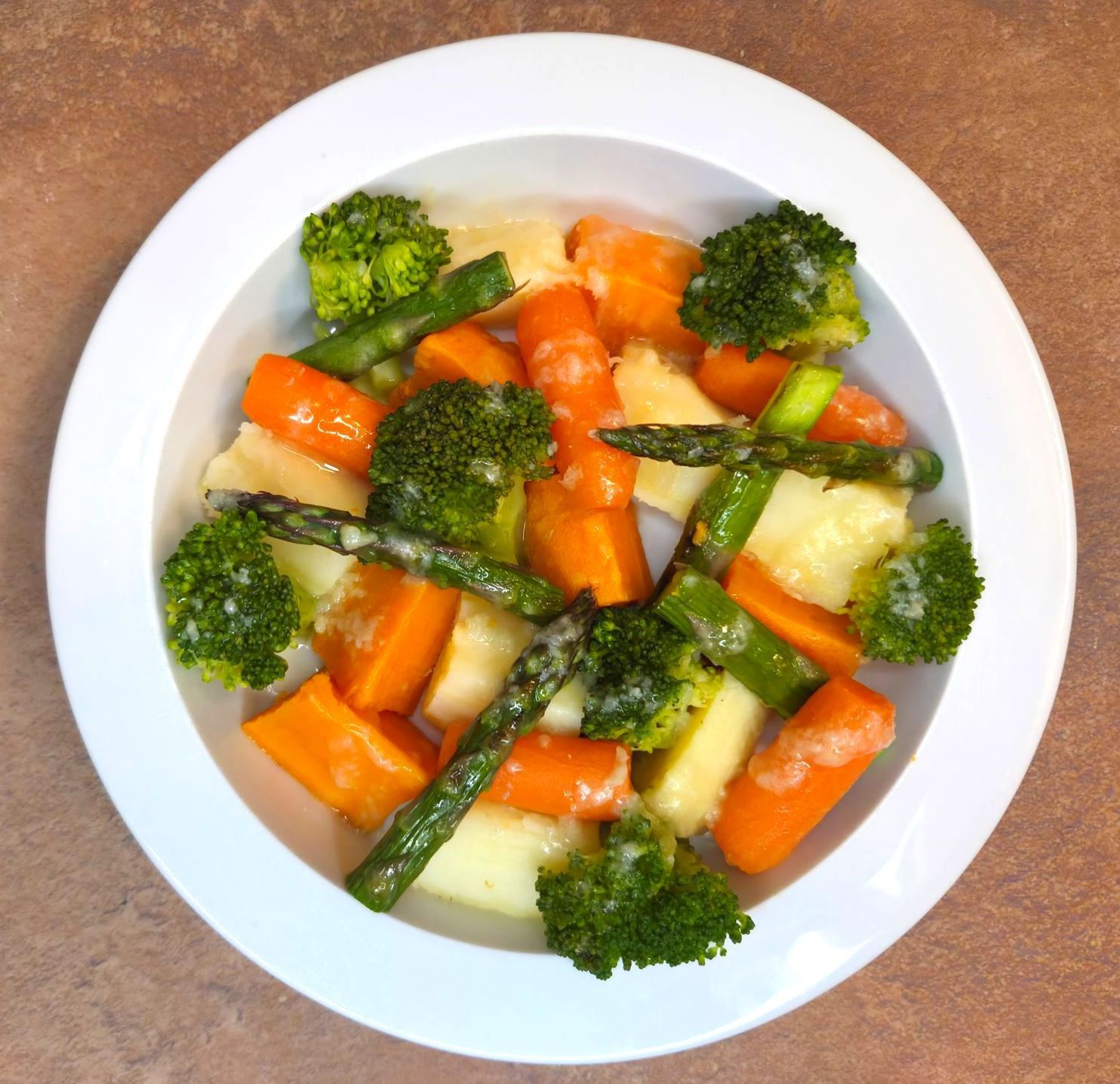 Chez Panise Steamed Veggies in a bowl
