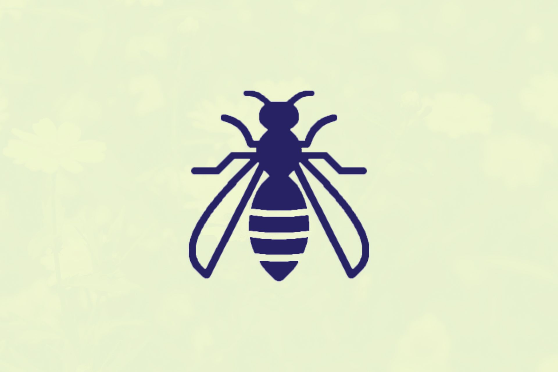 A White Wasp Icon On A Green Background - Dayton, OH - APRPC