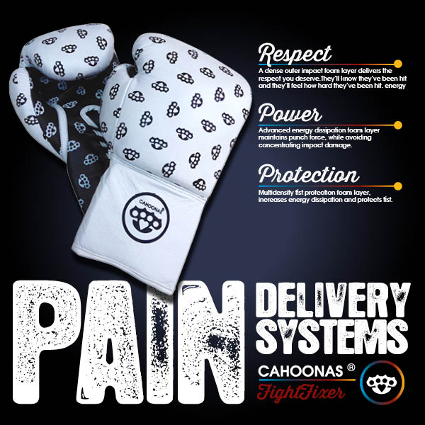 photo shows a pair of boxing gloves and also describes why these boxing gloves are superior in 3 ways to normal boxing gloves.