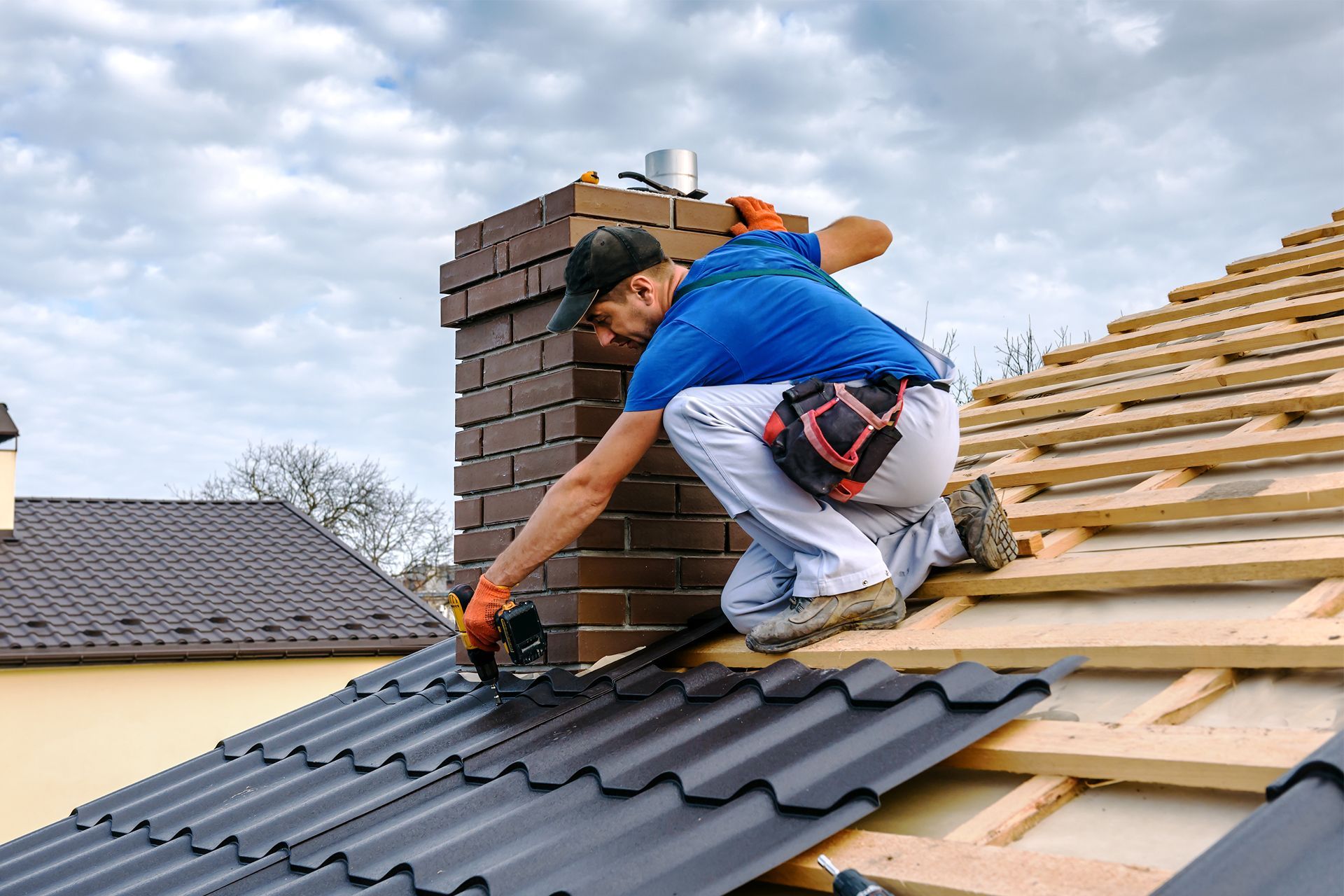 Installing New Metal Roof