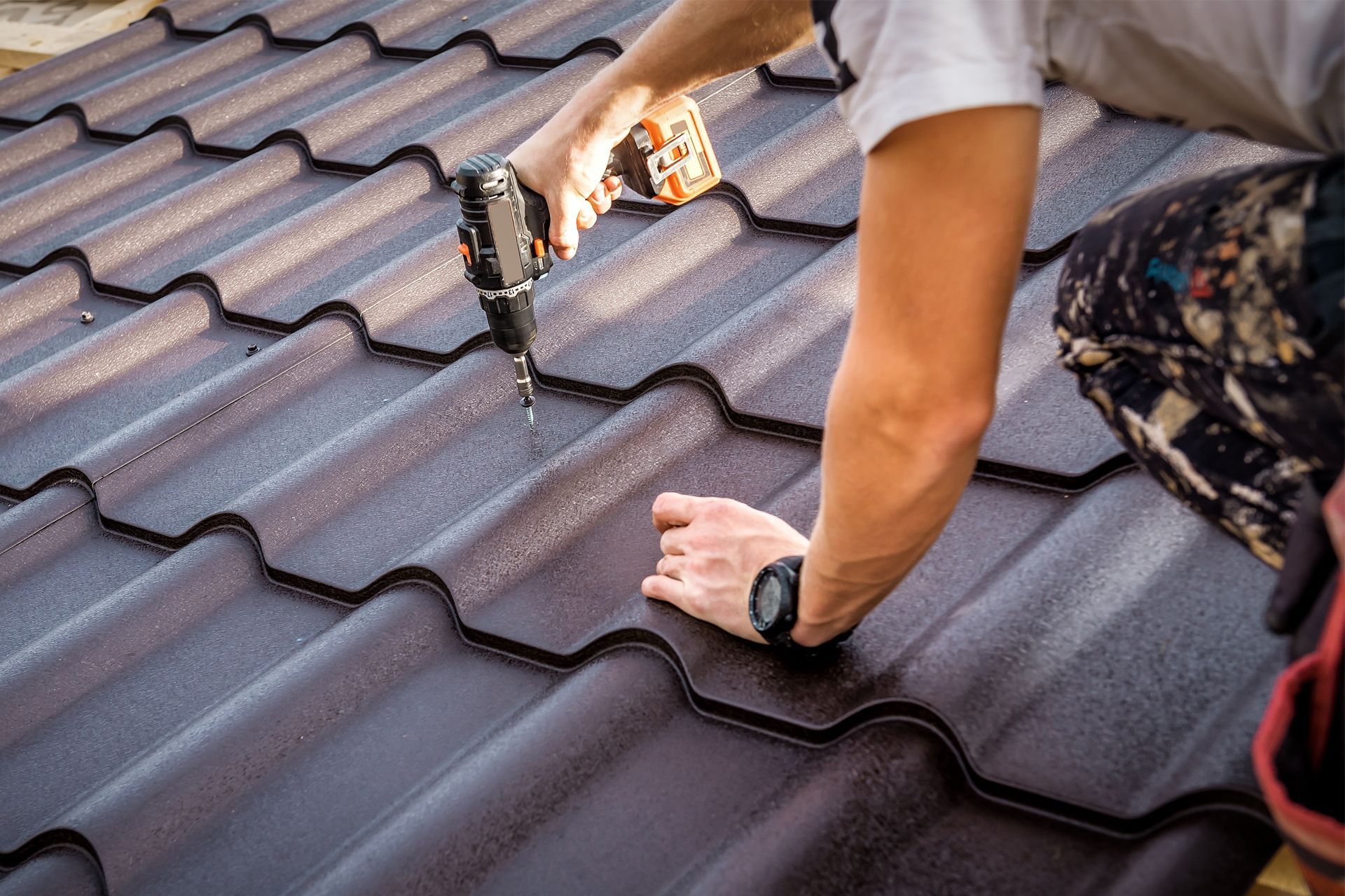 Installing Metal Shingle Roof