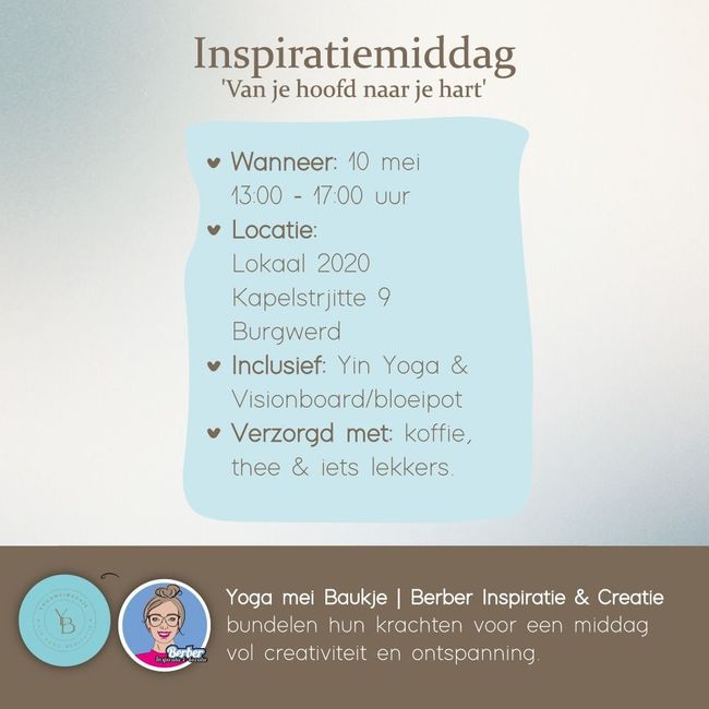 Inspiratiemiddag 10 mei 2026