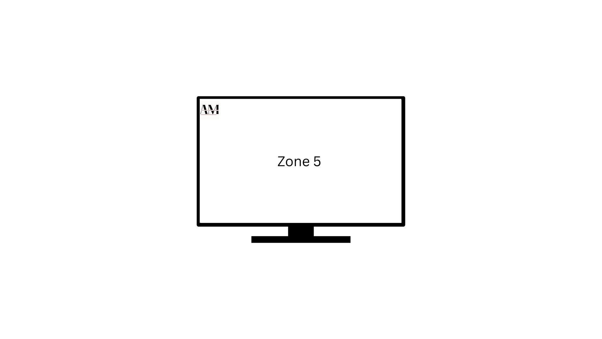 A black and white drawing of a computer monitor on a white background.