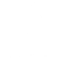 The logo for mold flood fire is a triangle with a biohazard symbol on it.