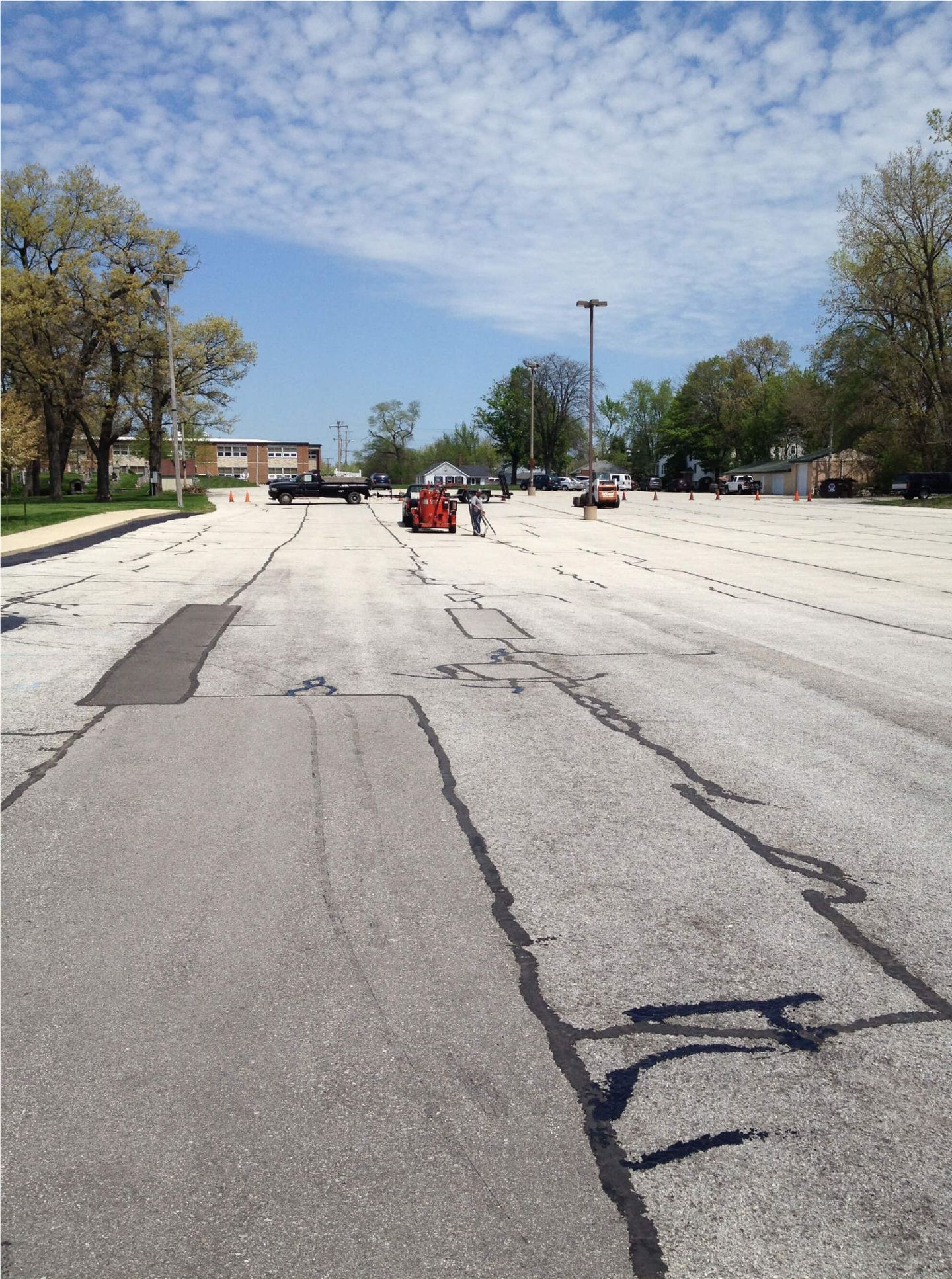 Highway With Hot Crack Filling — Schereville, IN — Ristich Asphalt Paving Inc