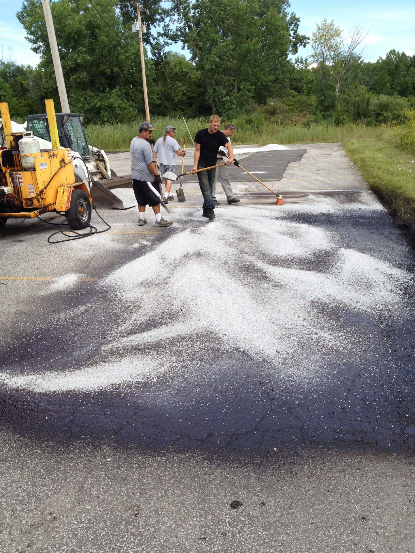 Reconstruction Of A Street Road — Schereville, IN — Ristich Asphalt Paving Inc