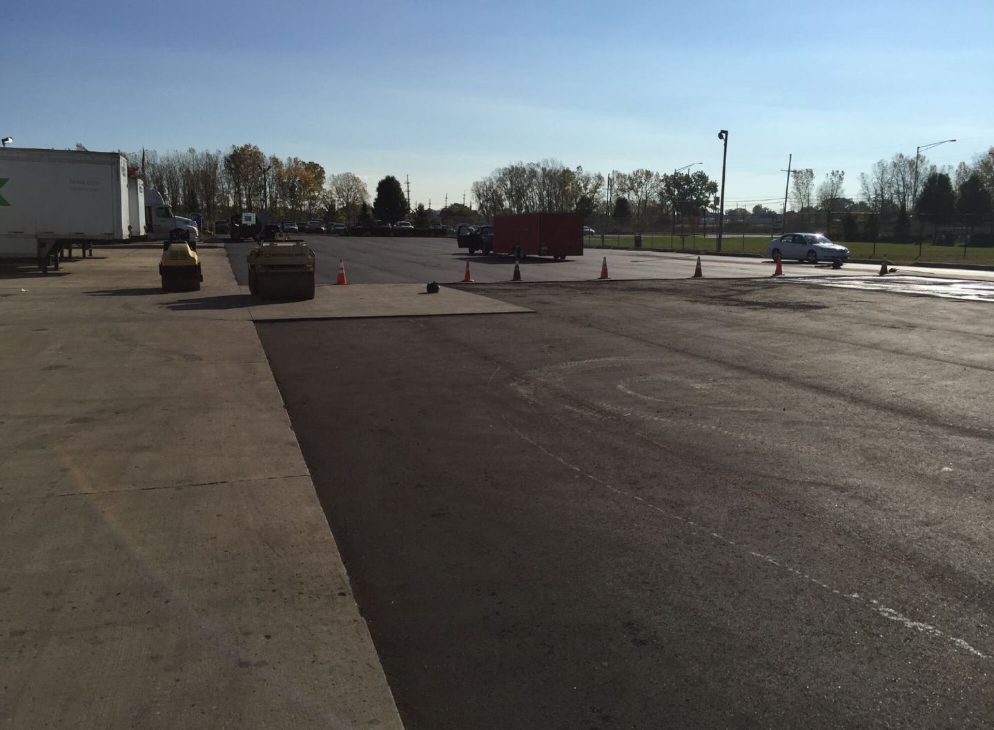 Close Road Under Construction — Schereville, IN — Ristich Asphalt Paving Inc