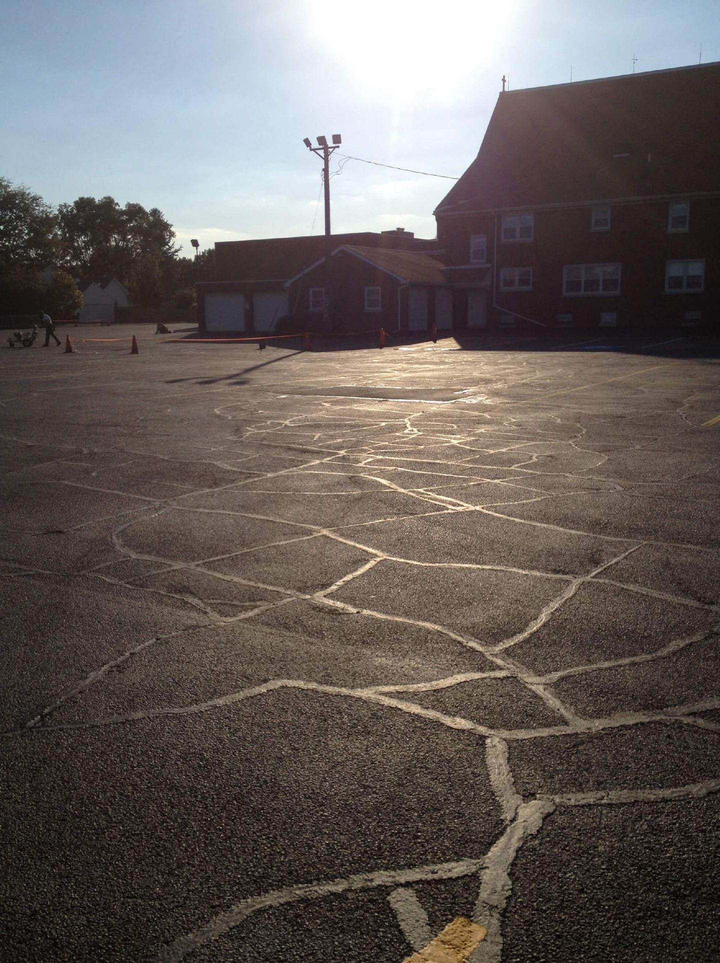 Crack Filling For Commercial Coating — Schereville, IN — Ristich Asphalt Paving Inc
