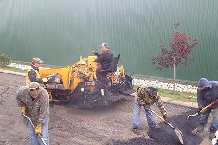 An Asphalt Roller — Schereville, IN — Ristich Asphalt Paving Inc